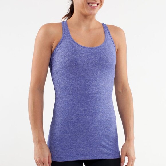 Lululemon Women's Cool Racerback Tank Top - Blue/Purple - Picture 1 of 6